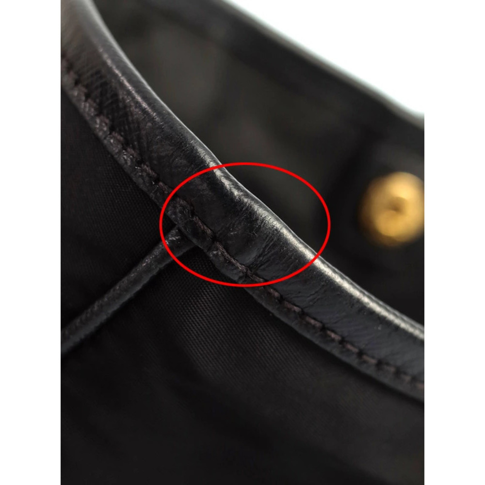 Prada Tessuto Jacquard Logo Tote Nero Black - Picture 5 of 9